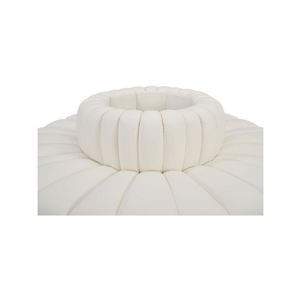 Arc Cream Vegan Leather Modular Sofa