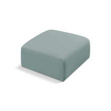 Arc Mint Green Vegan Leather Ottoman