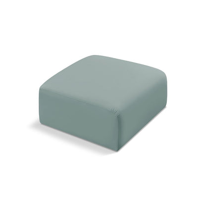 Arc Mint Green Vegan Leather Ottoman