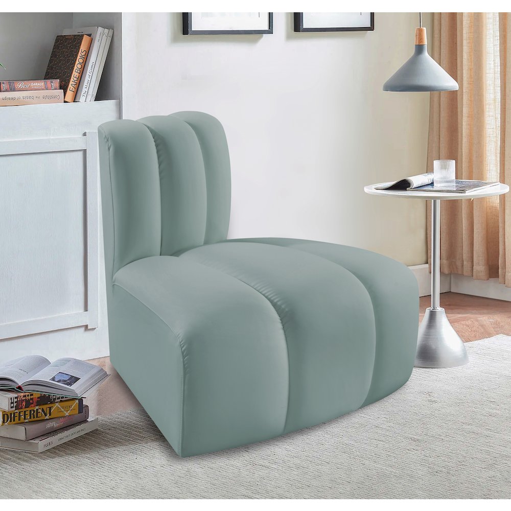 Arc Mint Green Vegan Leather Reverse Corner