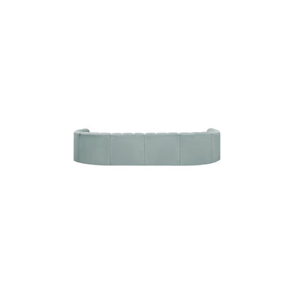 Arc Mint Green Vegan Leather Modular Sofa