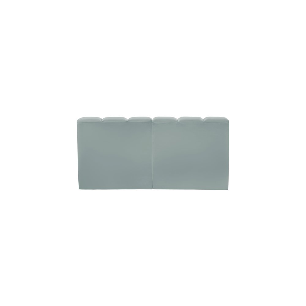 Arc Mint Green Vegan Leather Modular Sofa
