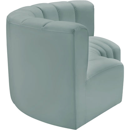 Arc Mint Green Vegan Leather Modular Sofa