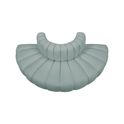 Arc Mint Green Vegan Leather Modular Sofa