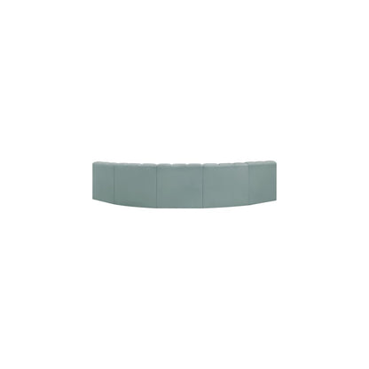 Arc Mint Green Vegan Leather Modular Sofa