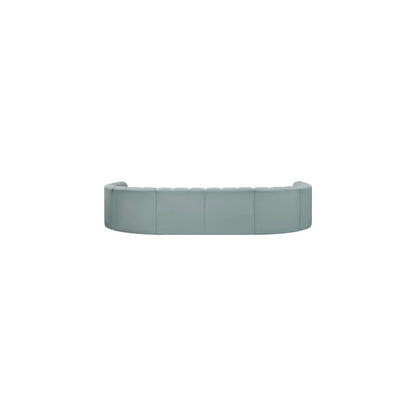 Arc Mint Green Vegan Leather Modular Sofa