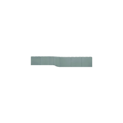 Arc Mint Green Vegan Leather Modular Sofa