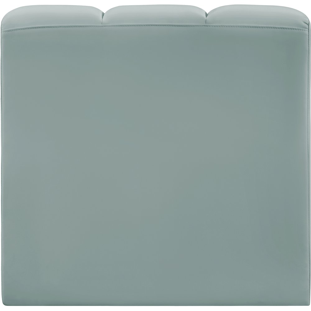 Arc Mint Green Vegan Leather Straight Chair