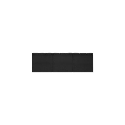 Arc Black Boucle Fabric Modular Sofa