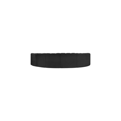 Arc Black Boucle Fabric Modular Sofa