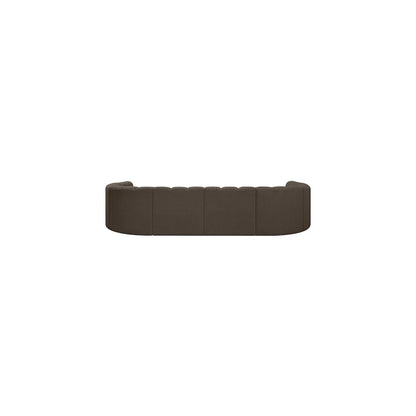 Arc Brown Boucle Fabric Modular Sofa