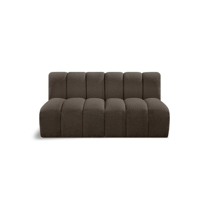 Arc Brown Boucle Fabric Modular Sofa