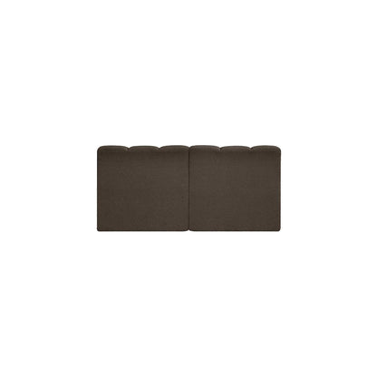 Arc Brown Boucle Fabric Modular Sofa