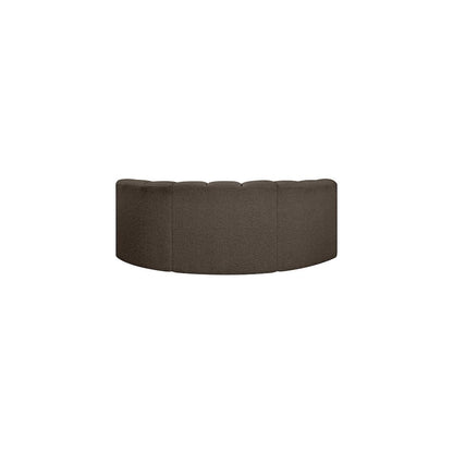 Arc Brown Boucle Fabric Modular Sofa