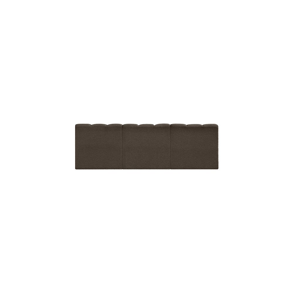 Arc Brown Boucle Fabric Modular Sofa