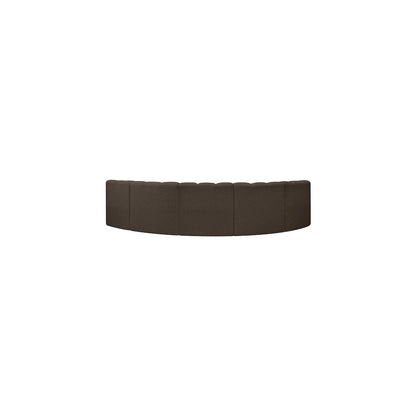 Arc Brown Boucle Fabric Modular Sofa