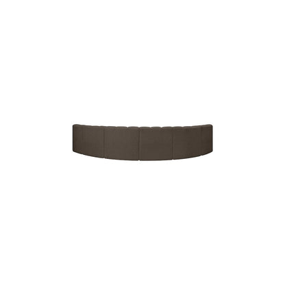 Arc Brown Boucle Fabric Modular Sofa