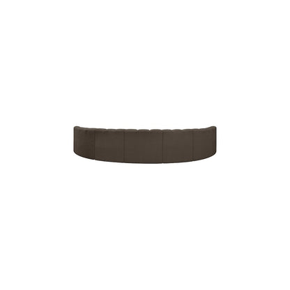 Arc Brown Boucle Fabric Modular Sofa