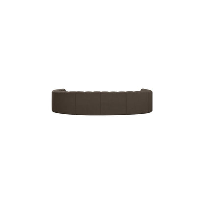 Arc Brown Boucle Fabric Modular Sofa