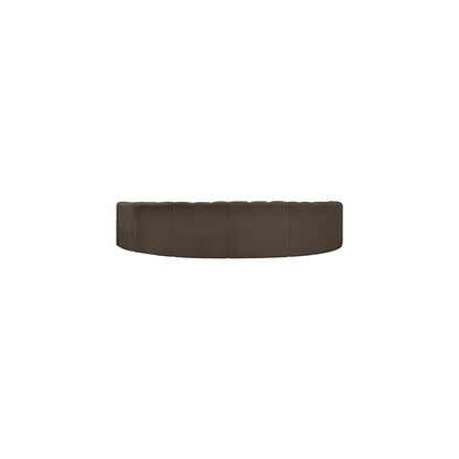 Arc Brown Boucle Fabric Modular Sofa