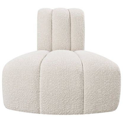 Arc Cream Boucle Fabric Reverse Corner
