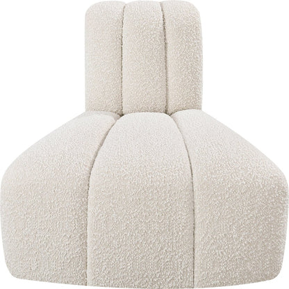 Arc Cream Boucle Fabric Reverse Corner