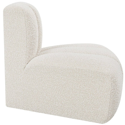 Arc Cream Boucle Fabric Reverse Corner