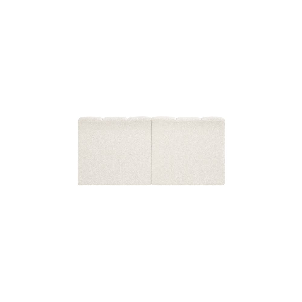 Arc Cream Boucle Fabric Modular Sofa