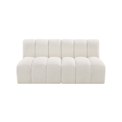 Arc Cream Boucle Fabric Modular Sofa