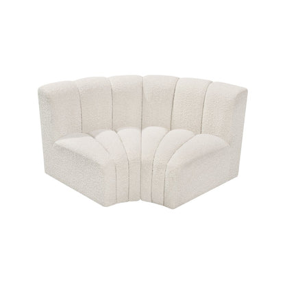Arc Cream Boucle Fabric Modular Sofa