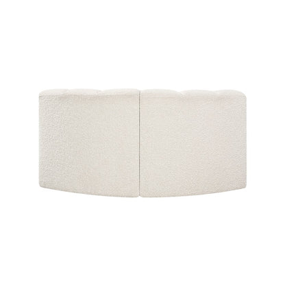 Arc Cream Boucle Fabric Modular Sofa