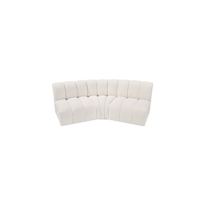 Arc Cream Boucle Fabric Modular Sofa