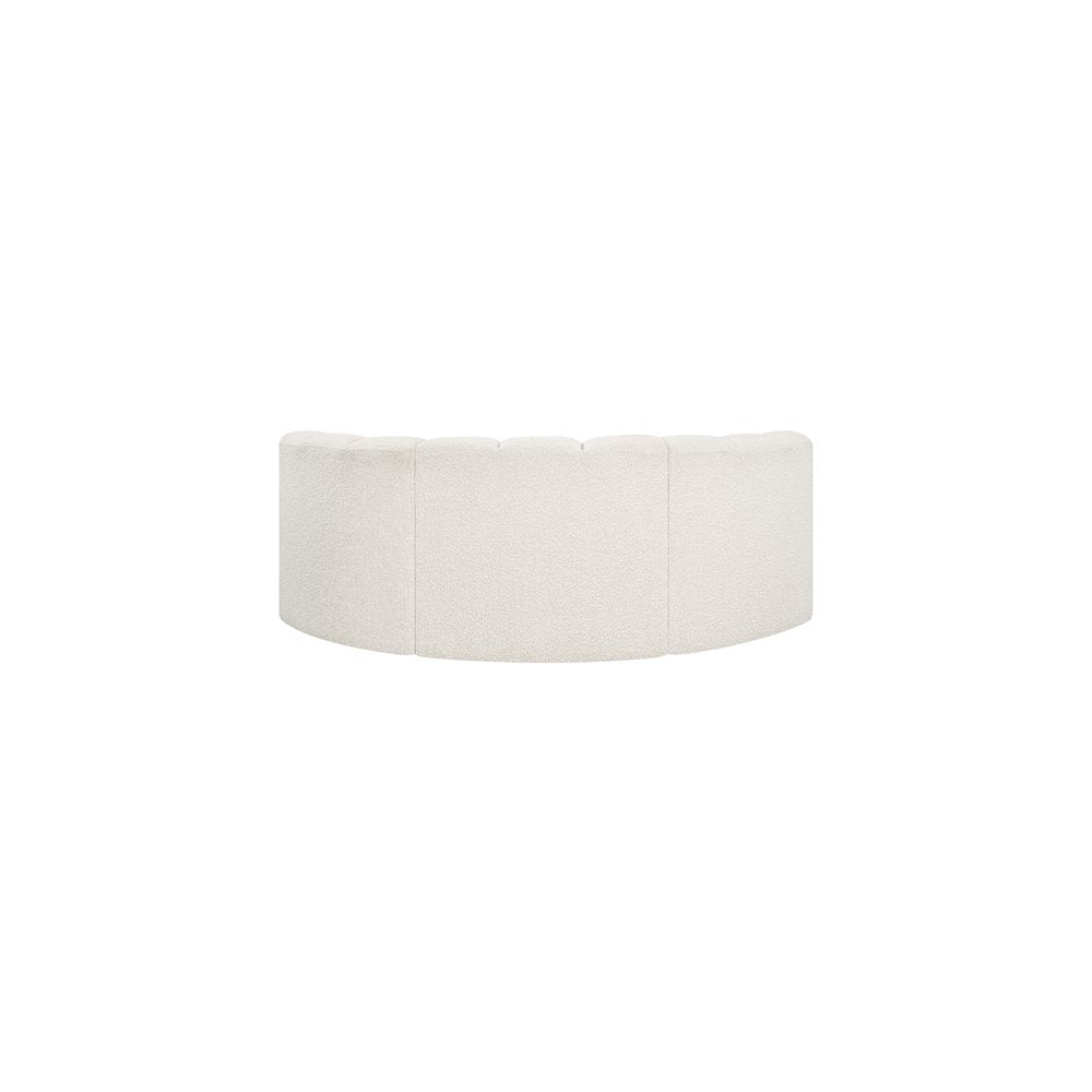 Arc Cream Boucle Fabric Modular Sofa