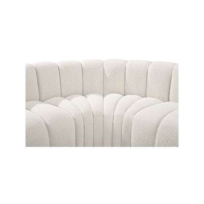 Arc Cream Boucle Fabric Modular Sofa