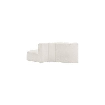 Arc Cream Boucle Fabric Modular Sofa