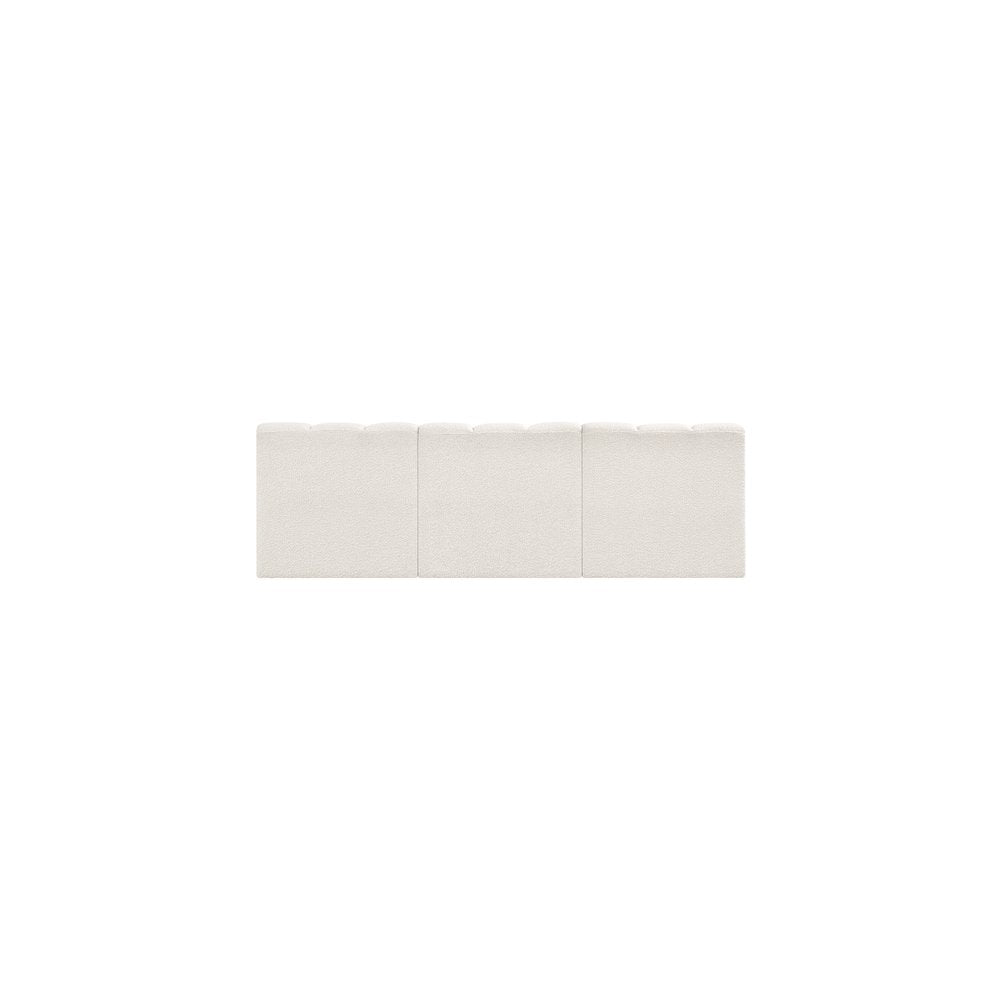 Arc Cream Boucle Fabric Modular Sofa