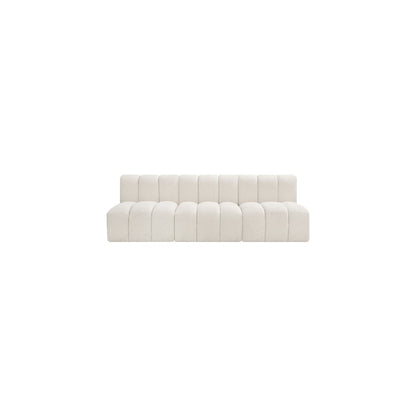Arc Cream Boucle Fabric Modular Sofa