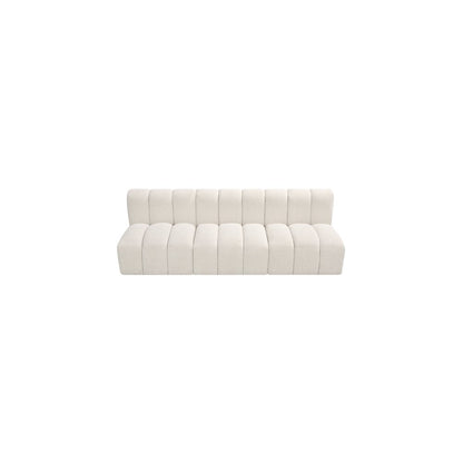 Arc Cream Boucle Fabric Modular Sofa