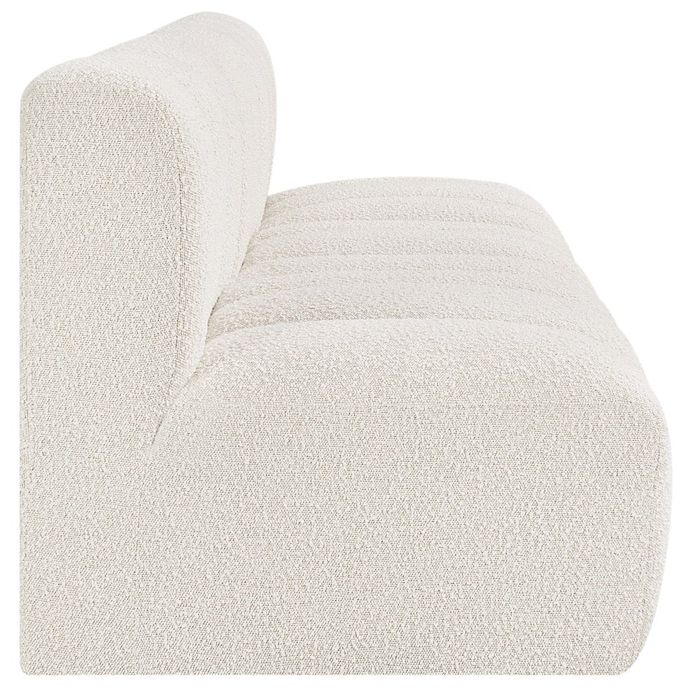 Arc Cream Boucle Fabric Modular Sofa