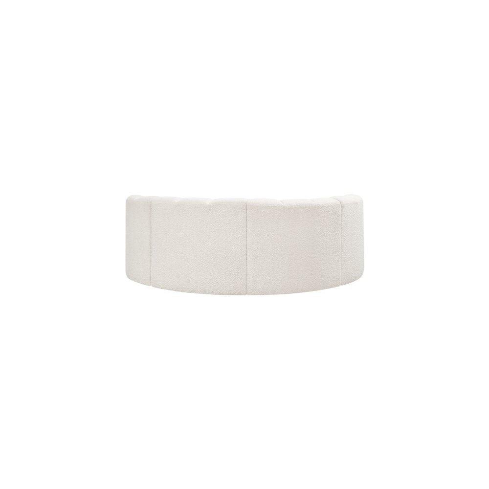 Arc Cream Boucle Fabric Modular Sofa