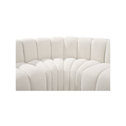 Arc Cream Boucle Fabric Modular Sofa