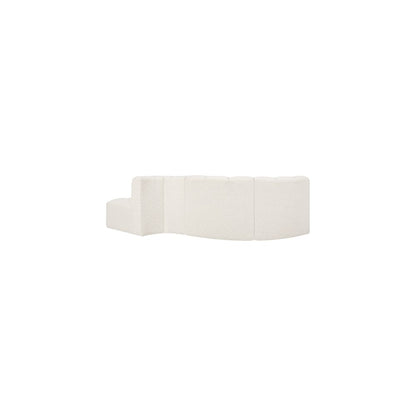 Arc Cream Boucle Fabric Modular Sofa
