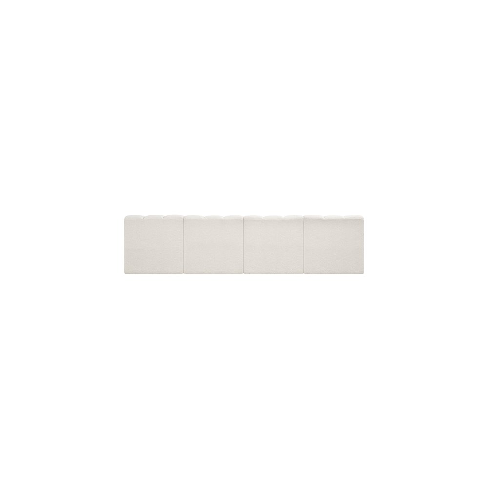 Arc Cream Boucle Fabric Modular Sofa