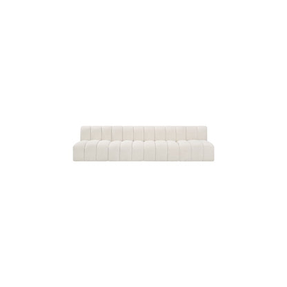 Arc Cream Boucle Fabric Modular Sofa
