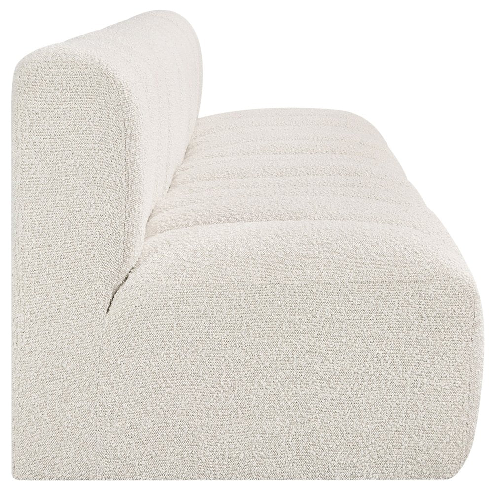 Arc Cream Boucle Fabric Modular Sofa