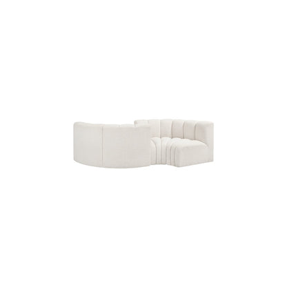 Arc Cream Boucle Fabric Modular Sofa
