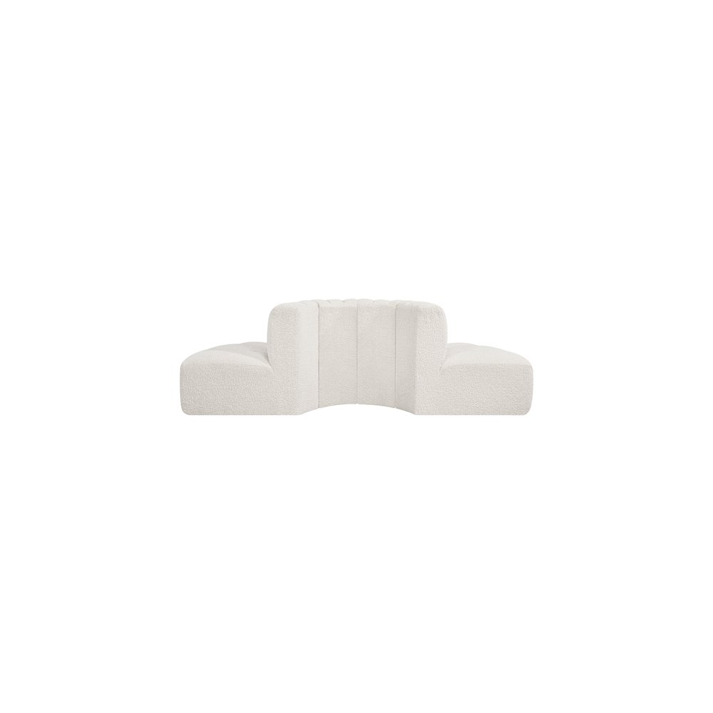 Arc Cream Boucle Fabric Modular Sofa
