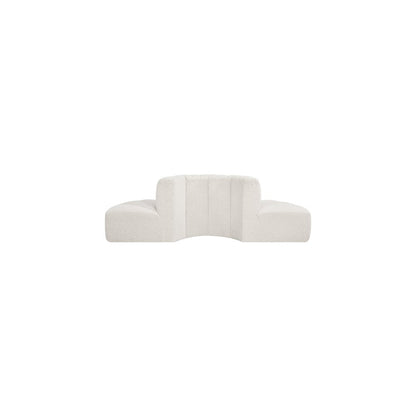 Arc Cream Boucle Fabric Modular Sofa