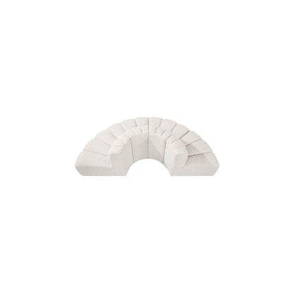 Arc Cream Boucle Fabric Modular Sofa