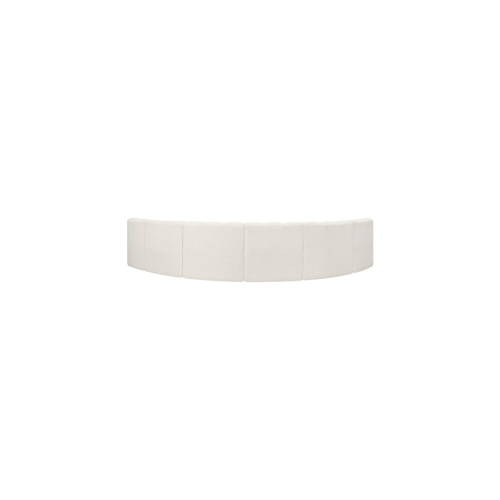 Arc Cream Boucle Fabric Modular Sofa